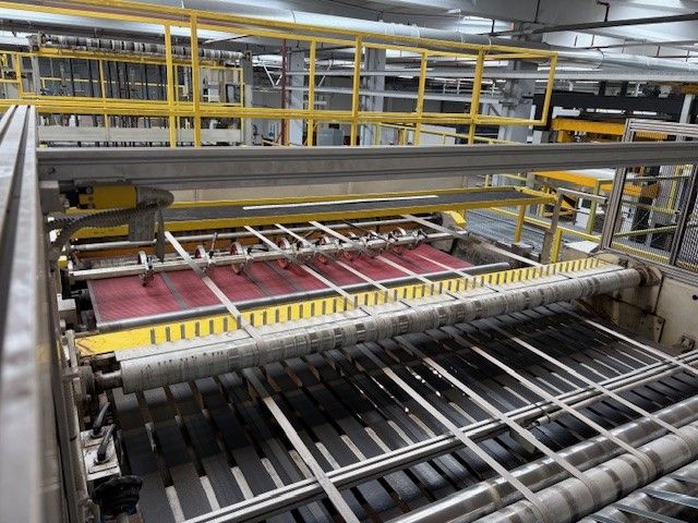 Pizzolato 2.500 mm corrugated board sheet cutter/ cross cutter