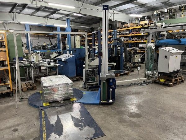 Cyklop XP-112MV/GL-215/S7 Combined pallet strapping and wrapping machines