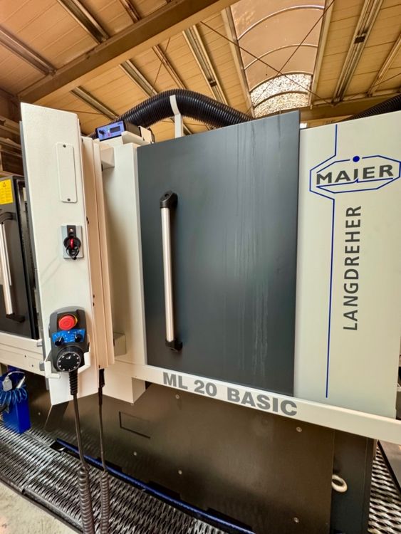 Maier FANUC 31i-B 8,000 RPM ML 20 C5Y2 CNC Longitudinal Lathe Basic 8 Axis