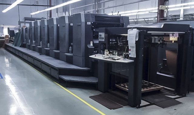 Heidelberg CD102-6+LYL Double Coater with U.V. Curing 28 x 40 inch
