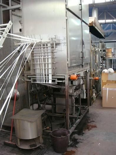 Mageba Machine for dyeing both rigid and elastic polyester ribbons