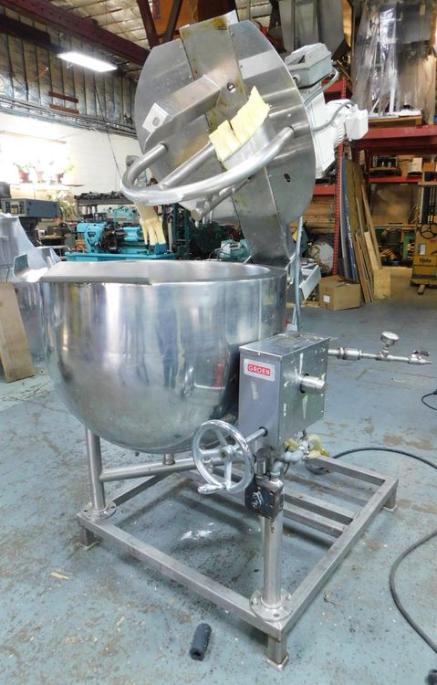 Groen Dn/ta 40 40 gallon agitated jacketed tilting kettle