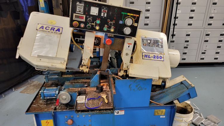 Acra HL-250 Horizontal Band Saws Semi Automatic