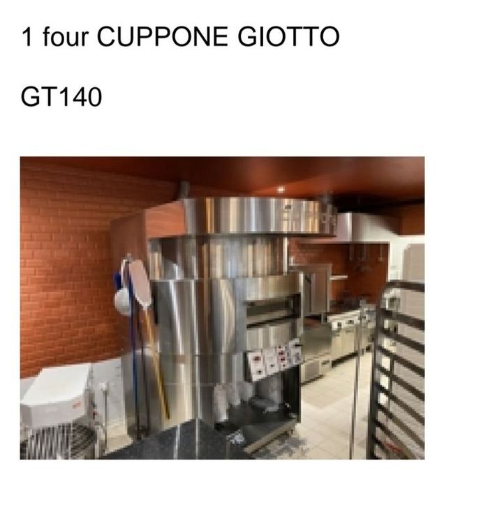 Giotto Cuppone GT140, Rotating Deck Pizza Oven
