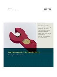 Rieter Ring centering Device P+