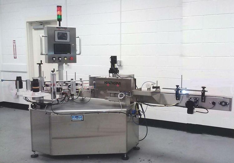 Healthstar Vialstar, Pressure Sensitive Labeling Machine