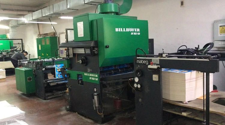 Billhofer EK 102-50 AUTOMATIC LAMINATED MACHINE