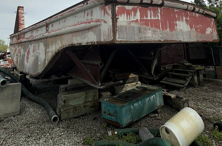 37′ Steel Push Boat Hull