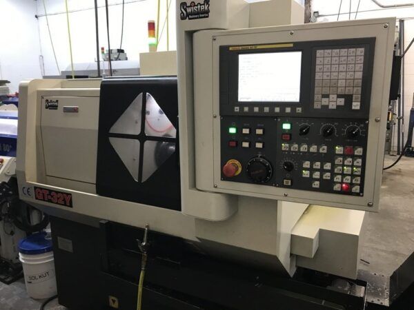 Fanuc Series Oi-TF Controller 6,000 RPM Swistek GT-328DDY 2 Axis