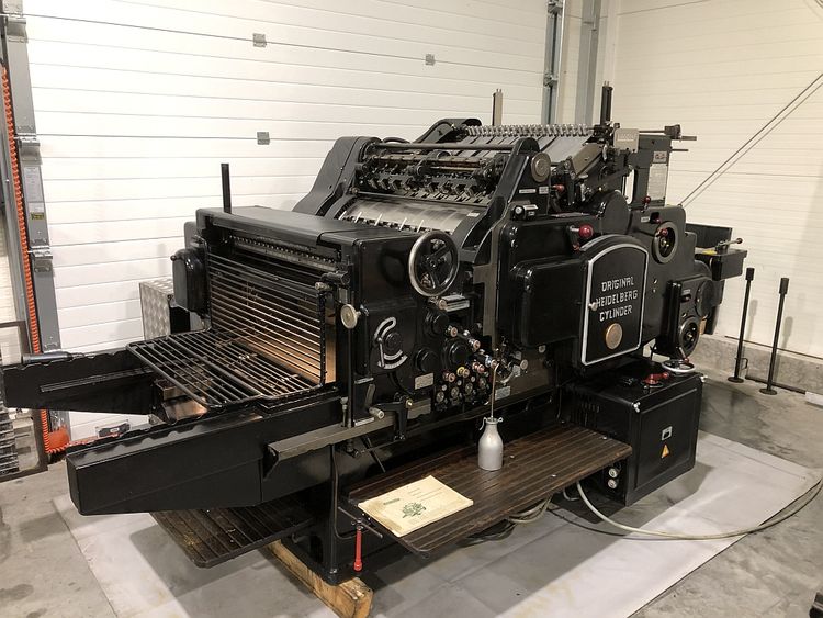 Heidelberg Cylinder S, Die cutting machine 540x720mm