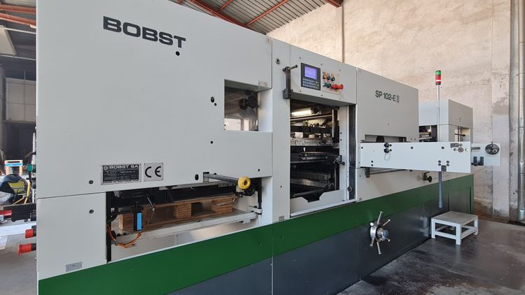 Bobst SP 102-E II with stripping