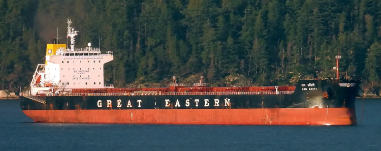 STX Offshore & Shipbuilding JAG ADITI ABT 80325 DWT ON 14.47 M DRAFT