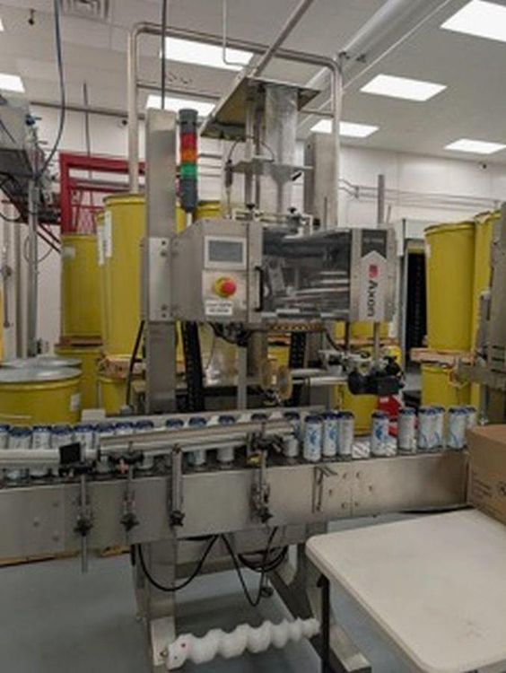 Axon EZ-150 SL sleeve labeler / neck bander and tunnel