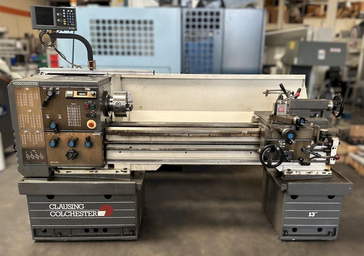 Clausing Colchester Engine Lathe 3250 RPM 13" Manual Lathe