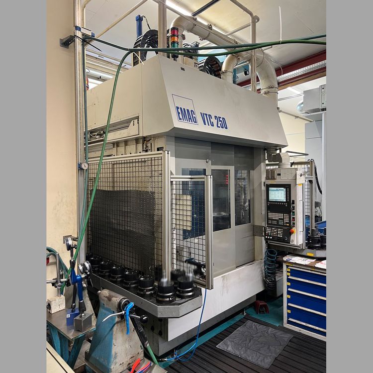Emag VTC 250  Max Clamping Chuck Diameter: 7.87"