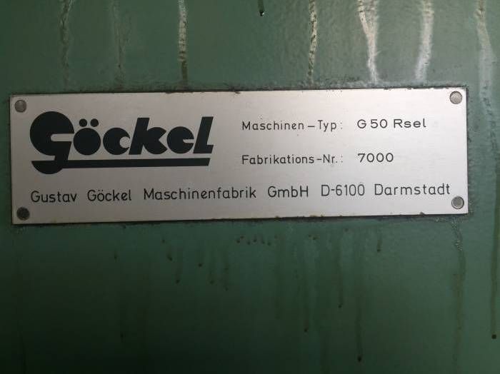 Gockel G50 Rsel, Grinding machine for knives