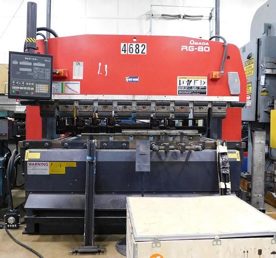 Amada Hydraulic Press Brake RG80 8' x 80 Ton