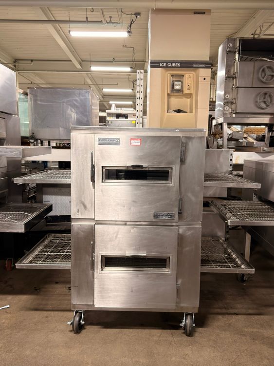 Lincoln Impinger Natural Gas Double Stack Conveyor Pizza Oven