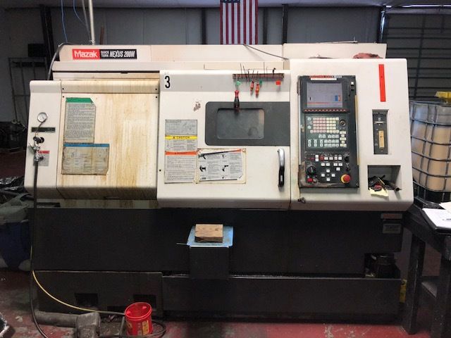 Mazak Mazatrol Fusion 640 T 4500 RPM Quick Turn Nexus-200 M 2 Axis