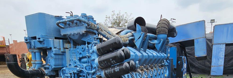 2 MTU 16V4000 G63 Generator Sets 2200 kVA