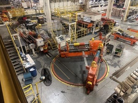 Stamco SINGLE LOOP SLITTING LINE Coil Width Range: 12" – 72" (74" untrimmed)