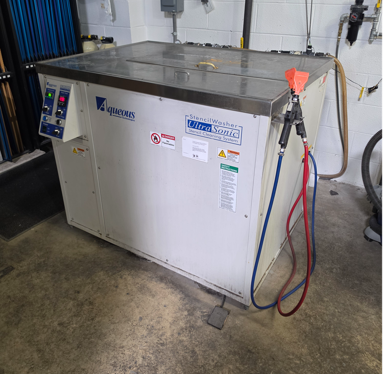 Aqueous Technologies Stencil Washer CLR + E4D Wastewater Evaporator