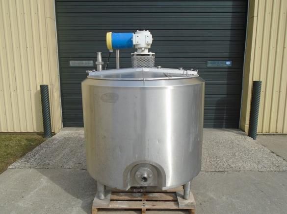 APV Crepaco Sanitary SS Processor Jacketed Tank - 200 Imperial Gallons