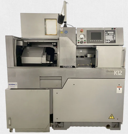 Citizen CNC CONTROL 15,000 RPM CINCOM K 12 VIIP 7 Axis
