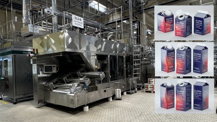 Elopak, Shikoku S-PS80HA, Aseptic Carton Filling Line
