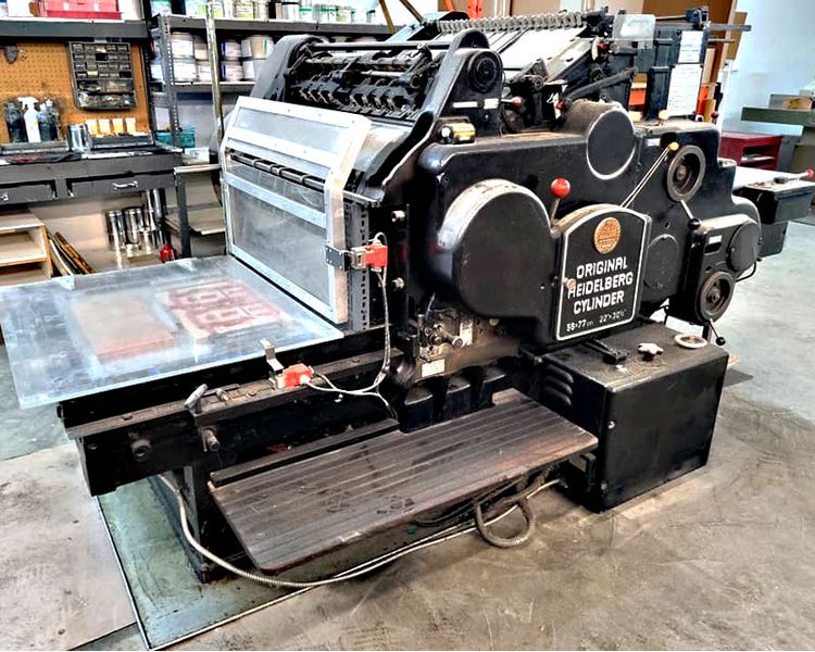 Heidelberg SBG Cylinder Press