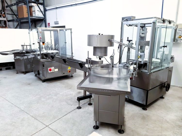 Farmomac, Ima F57 F45, LIQUID FILLING LINE WITH CAPPER