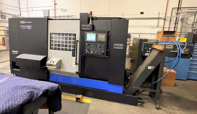 Hwacheon Fanuc 0i-TF 5,000 rpm Hi-Tech 350A YSMC 2 Axis