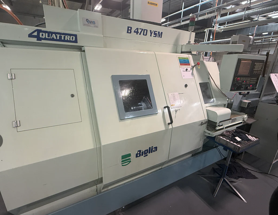 Biglia GE Fanuc 18i-TB 4000 rpm  B 470/YSM 3 Axis