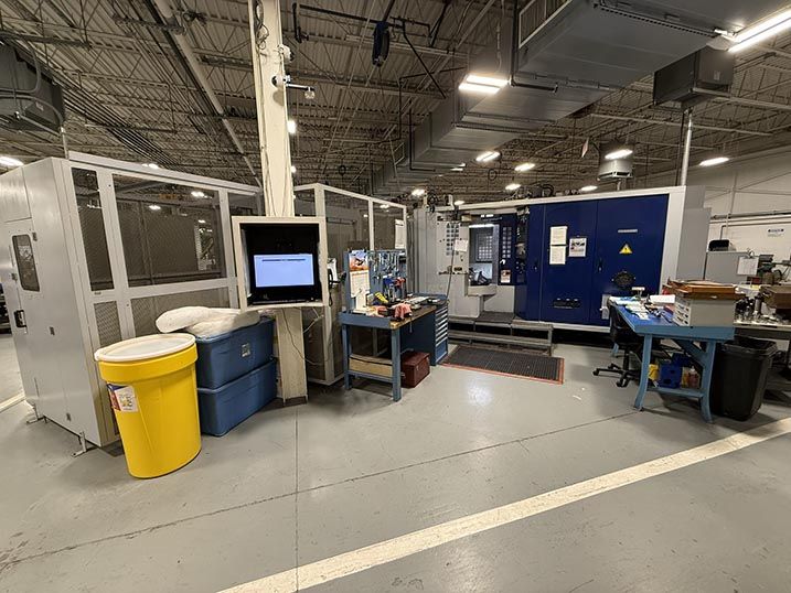 Mori Seiki MH-503 2 MACHINE CELL W/18 PALLET SYSTEM 4 Axis