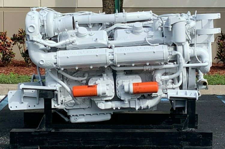 2 Detroit Desel 12v92TA Marine Diesel Engine
