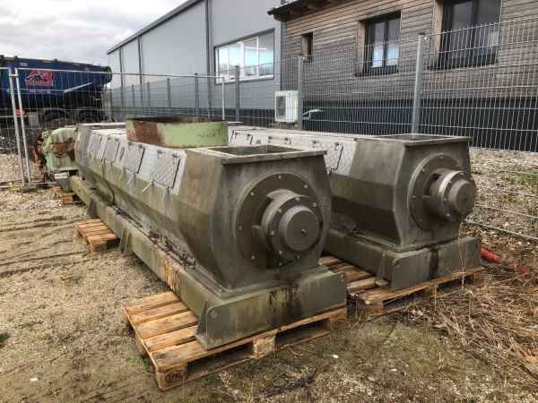 2 Thune, Voith SP45SL dewatering screw press 120 TPD, little used