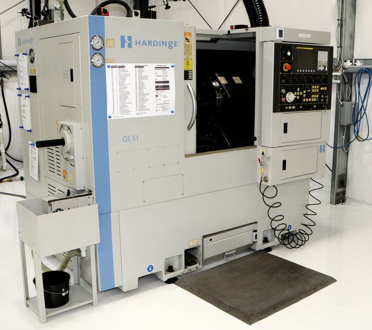 Hardinge Fanuc 0i-TB CNC 5,000 RPM GS-51 2 Axis