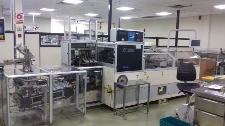 UHLMANN UPS 3MT ,  C200  Complete blister packing line for tablets & capsules and cartoner