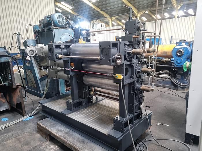 Collin, Dr 850mm wide x 252mm dia 4 roll inverted L calender