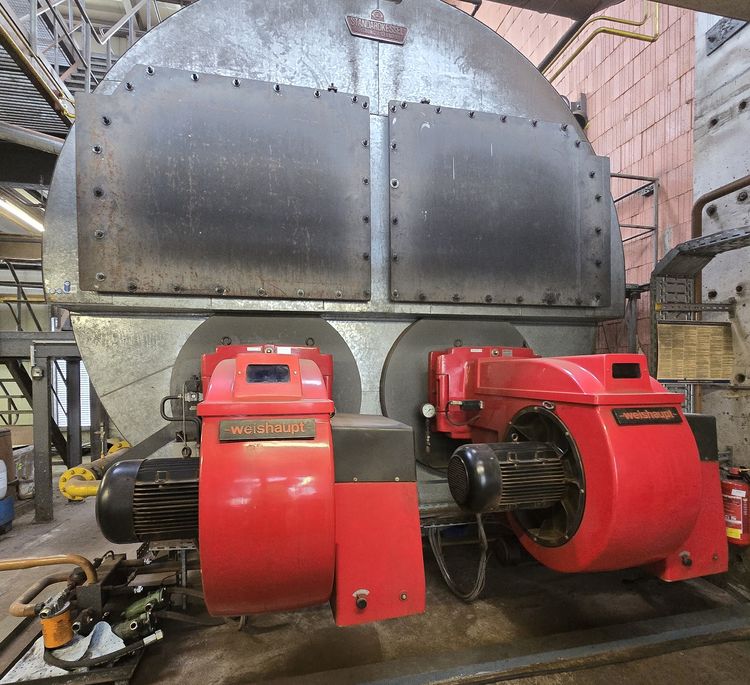 German Gas - oil boiler 20 t/h - 10 bar