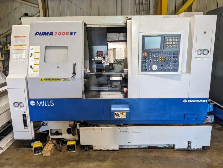 Doosan Fanuc 18TB control 4,500mm Puma 2000SY 3 Axis