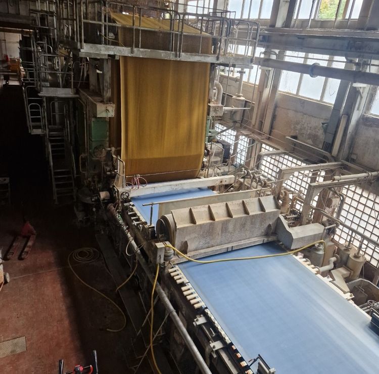 Comer complete MG Paper machine for bags and packaging grades 2.450 mm at pope min.60 gsm- Average 80-180 gsm Avg 80 TP- Max 100 TPD