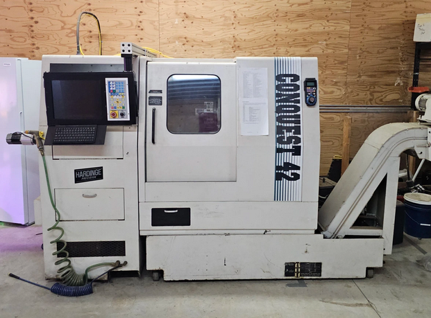 Hardinge Centroid CNC control 3000 rpm CONQUEST 42 2 Axis