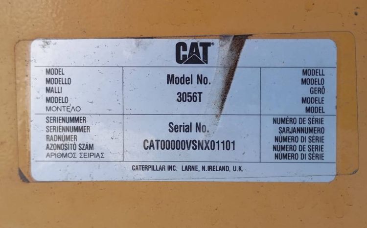 Caterpillar 3056T low running hours