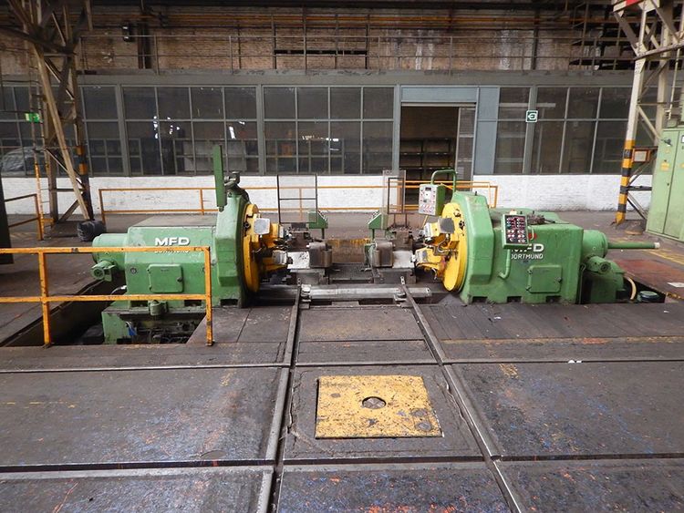 Hegenscheidt train wheel lathe 31.6 rpm MFD DRH II 110K