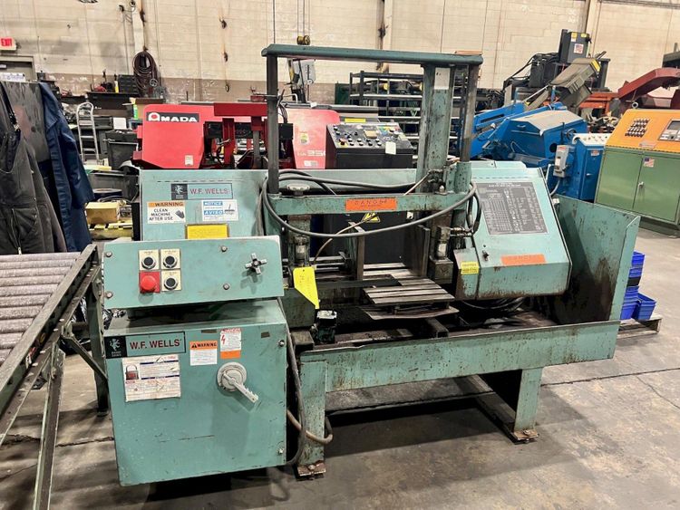 W.F.Wells W-10-1 HORIZONTAL DUAL POST SEMI-AUTOMATIC BANDSAW Semi Automatic