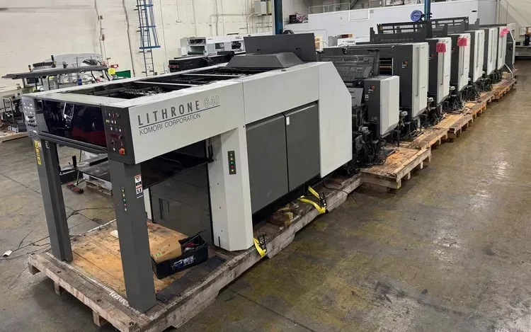 Komori GL640+CX 28" x 40"