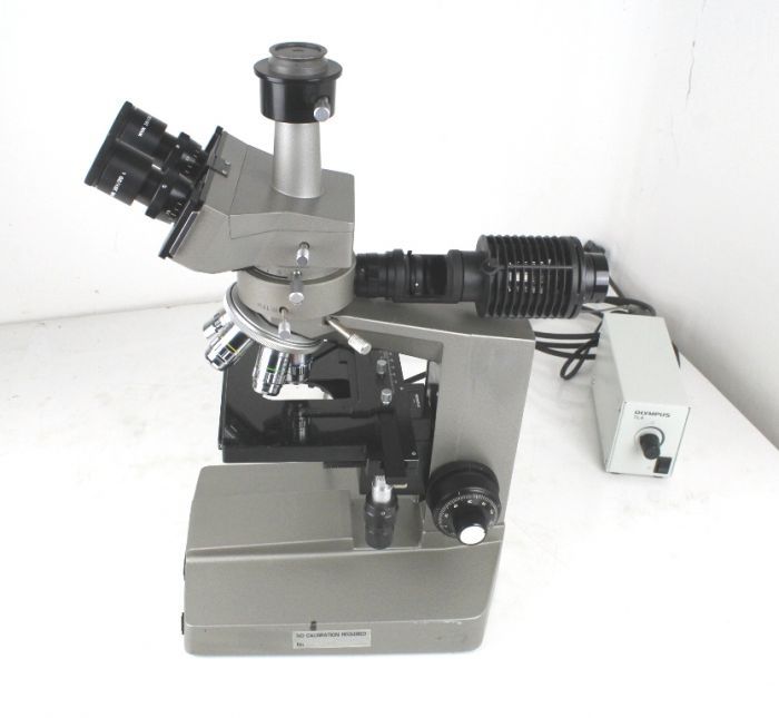 Olympus BHM Metallurgical Trinocular Microscope