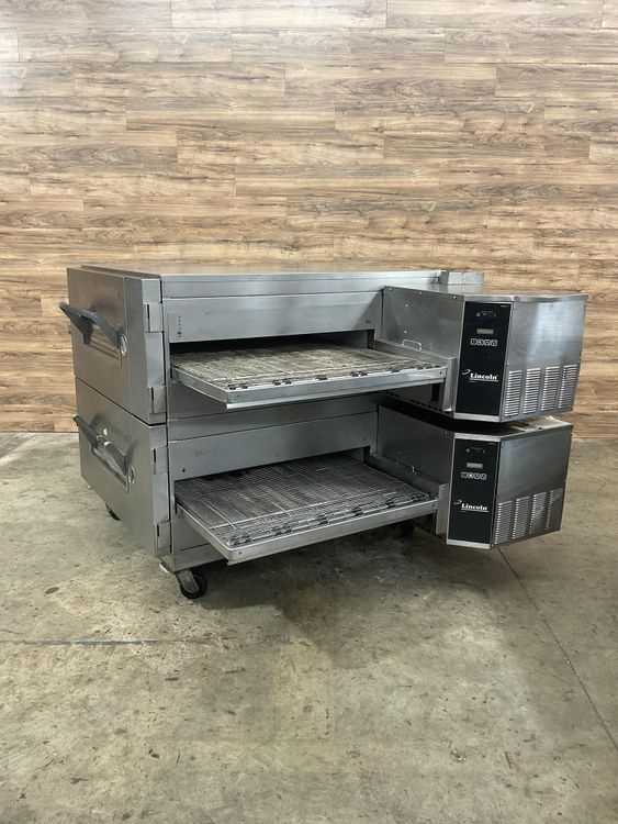 Lincoln 1601-000-U-K1877 Double Deck Conveyor Pizza Oven