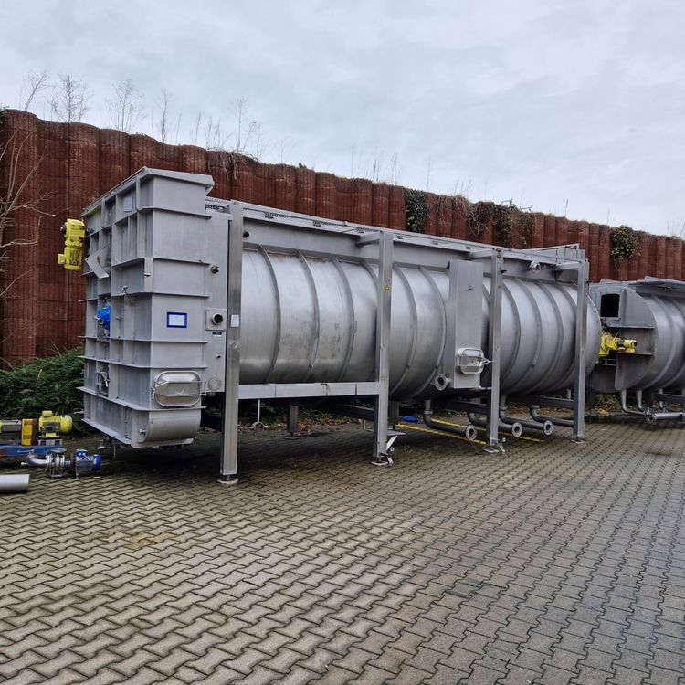 Lubot & Wakker Auger Blancher Cooking line